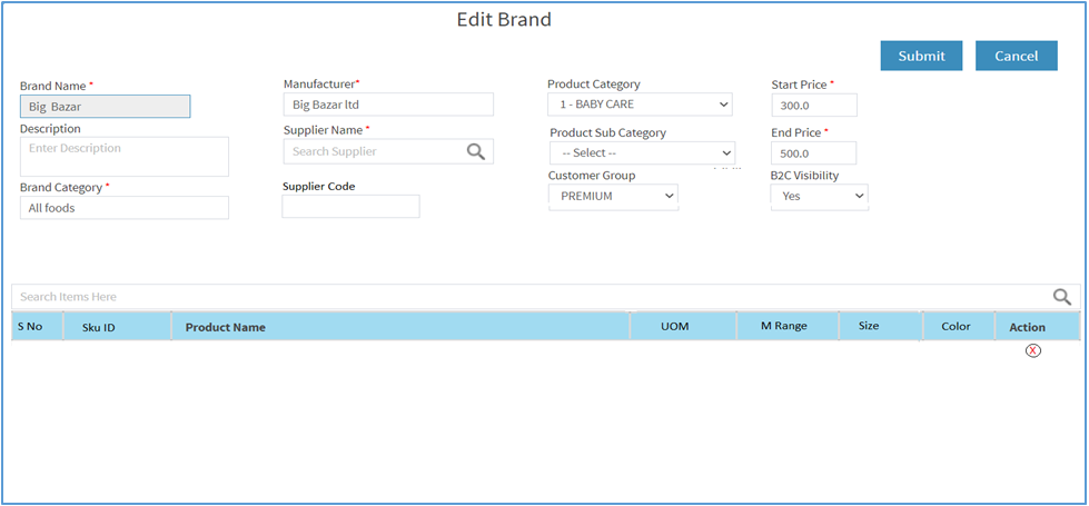 Edit Brand