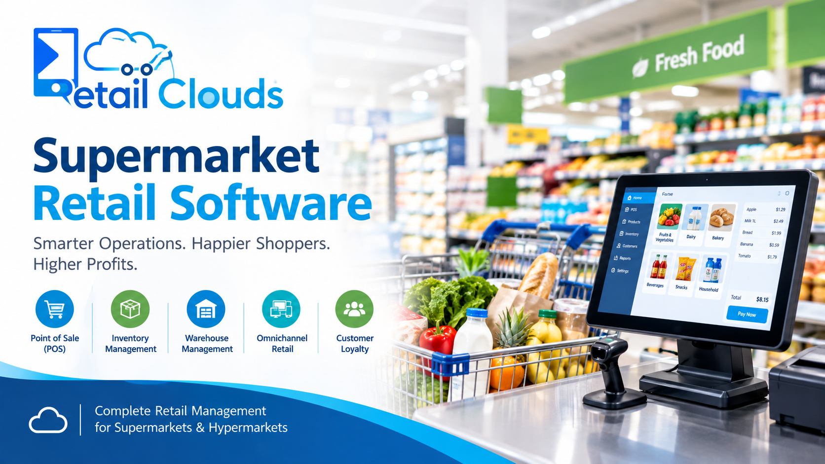 Grocery and supermarket retail software