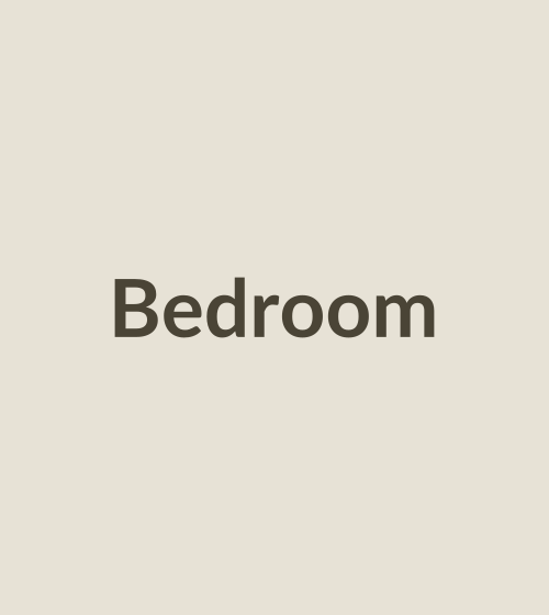Home decor bedroom styling with lamp and plant